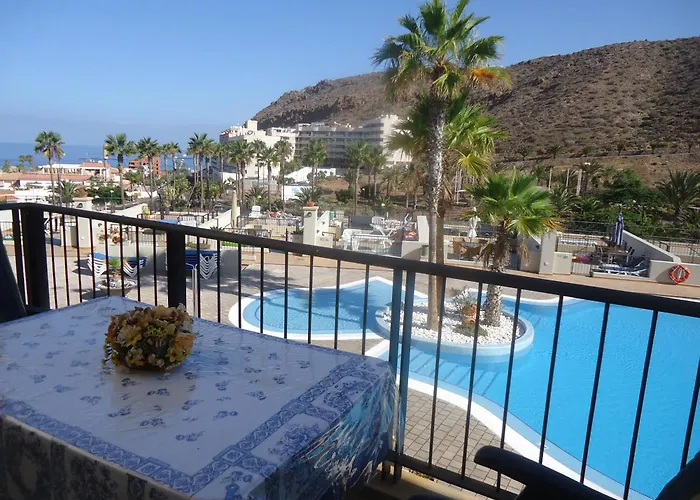 Terrazas Del Faro Luxe - Palm-mar- Vue Et Piscine- 8om2 De Terrasse Lägenhet Palm-mar